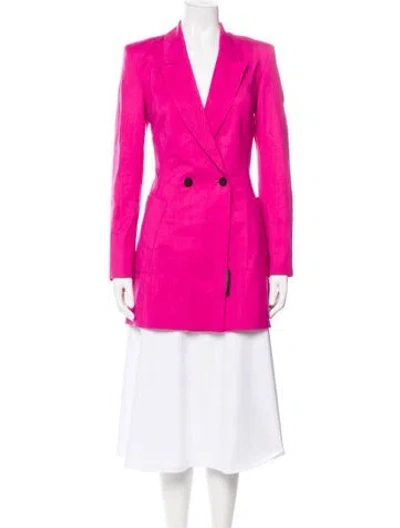 Pre-owned Marcell Von Berlin Virgin Wool Blazer In Pink