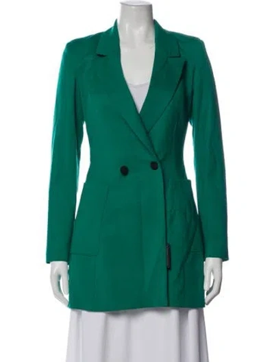 Pre-owned Marcell Von Berlin Virgin Wool Blazer W/ Tags In Green