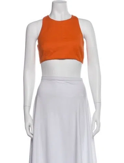 Pre-owned Marcell Von Berlin Virgin Wool Crew Neck Crop Top W/ Tags In Multi