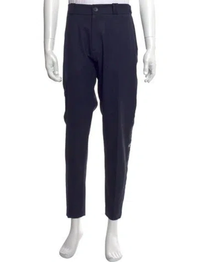 Pre-owned Marcell Von Berlin Virgin Wool Dress Pants In Blue