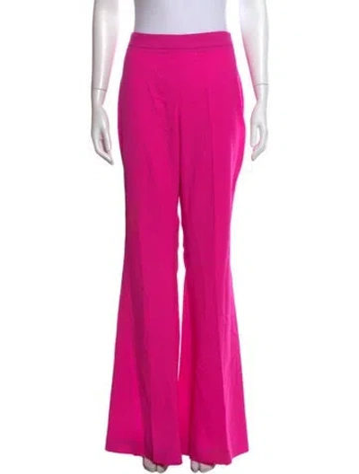 Pre-owned Marcell Von Berlin Virgin Wool Flared Pants In Pink