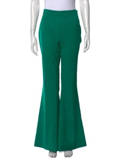 Pre-owned Marcell Von Berlin Virgin Wool Flared Pants W/ Tags In Green