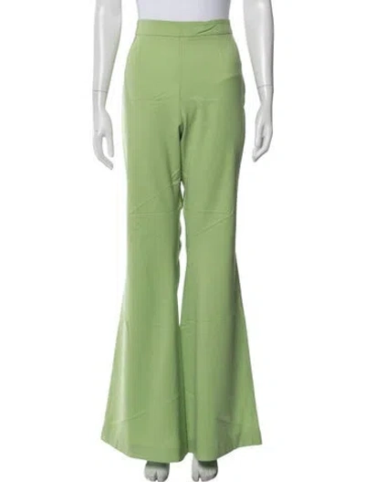 Pre-owned Marcell Von Berlin Virgin Wool Flared Pants W/ Tags In Green