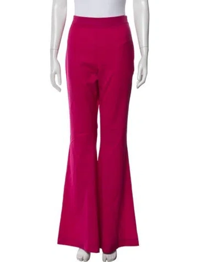 Pre-owned Marcell Von Berlin Virgin Wool Flared Pants W/ Tags In Pink