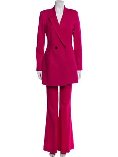 Pre-owned Marcell Von Berlin Virgin Wool Pantsuit In Pink