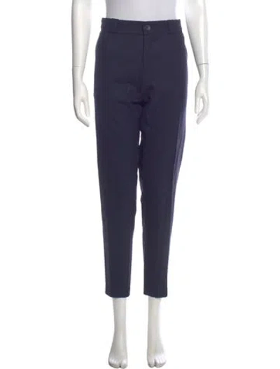 Pre-owned Marcell Von Berlin Virgin Wool Skinny Leg Pants In Blue