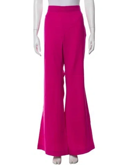 Pre-owned Marcell Von Berlin Virgin Wool Straight Leg Pants W/ Tags In Purple
