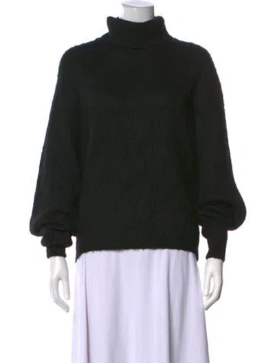 Pre-owned Marcell Von Berlin Virgin Wool Turtleneck Sweater In Black
