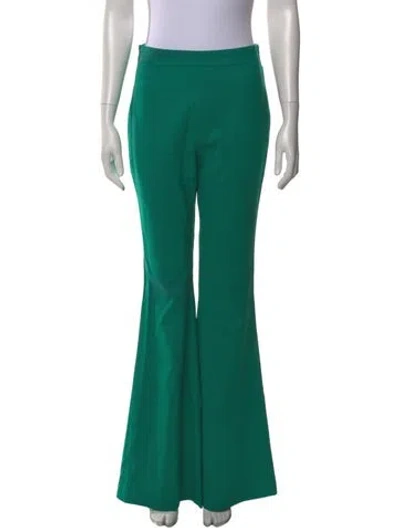 Pre-owned Marcell Von Berlin Virgin Wool Wide Leg Pants In Green