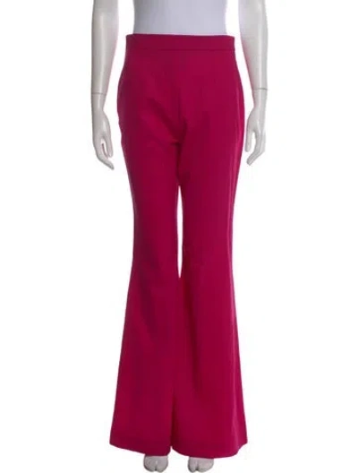 Pre-owned Marcell Von Berlin Virgin Wool Wide Leg Pants In Pink