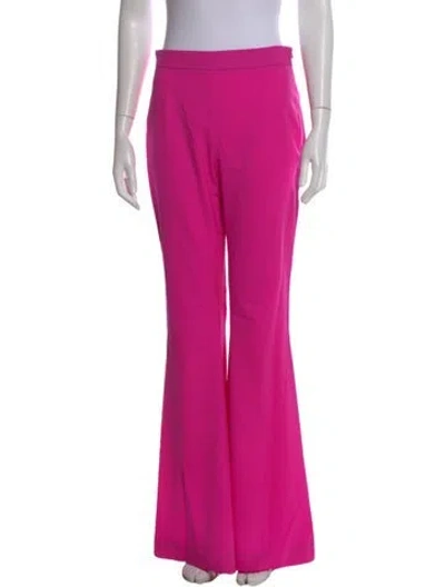 Pre-owned Marcell Von Berlin Virgin Wool Wide Leg Pants In Pink