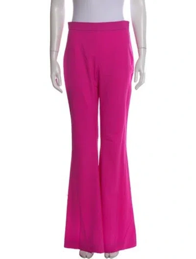 Pre-owned Marcell Von Berlin Virgin Wool Wide Leg Pants In Pink