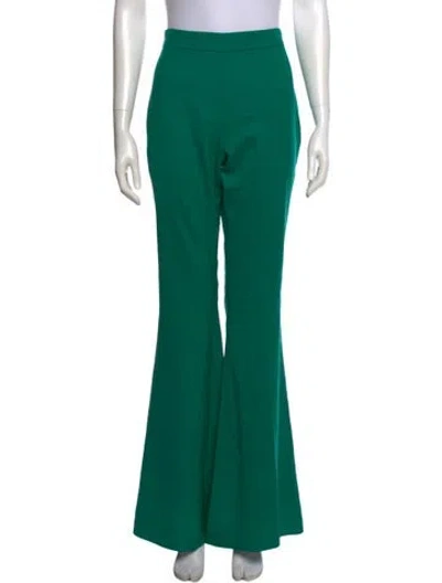 Pre-owned Marcell Von Berlin Virgin Wool Wide Leg Pants W/ Tags In Green