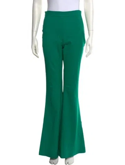 Pre-owned Marcell Von Berlin Virgin Wool Wide Leg Pants W/ Tags In Green