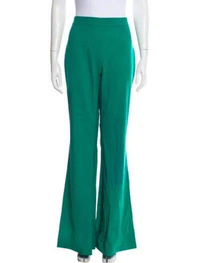 Pre-owned Marcell Von Berlin Virgin Wool Wide Leg Pants W/ Tags In Green