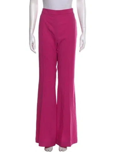 Pre-owned Marcell Von Berlin Virgin Wool Wide Leg Pants W/ Tags In Pink