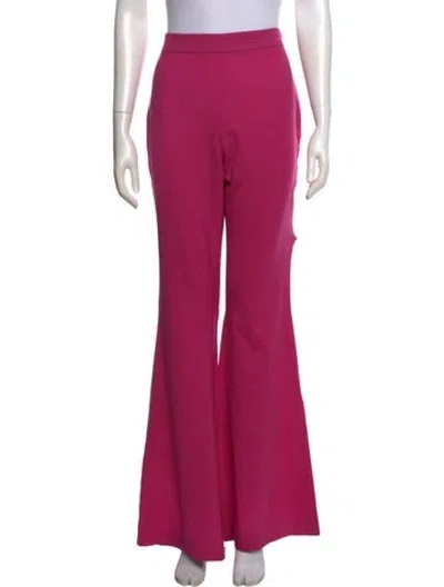 Pre-owned Marcell Von Berlin Virgin Wool Wide Leg Pants W/ Tags In Pink
