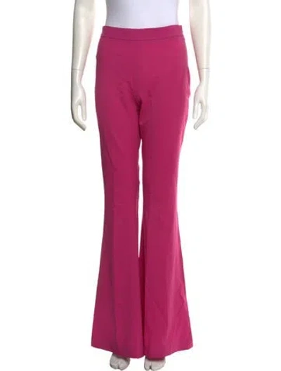 Pre-owned Marcell Von Berlin Virgin Wool Wide Leg Pants W/ Tags In Pink