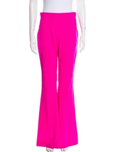 Pre-owned Marcell Von Berlin Virgin Wool Wide Leg Pants W/ Tags In Pink