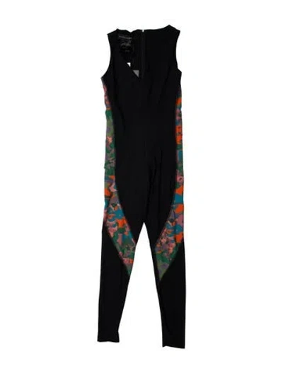 Pre-owned Marcell Von Berlin V-neck Jumpsuit In Blue