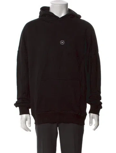Pre-owned Marcell Von Berlin V-neck Long Sleeve Hoodie In Black