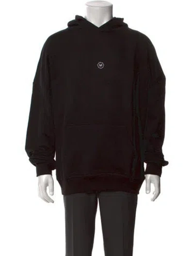 Pre-owned Marcell Von Berlin V-neck Long Sleeve Hoodie In Black