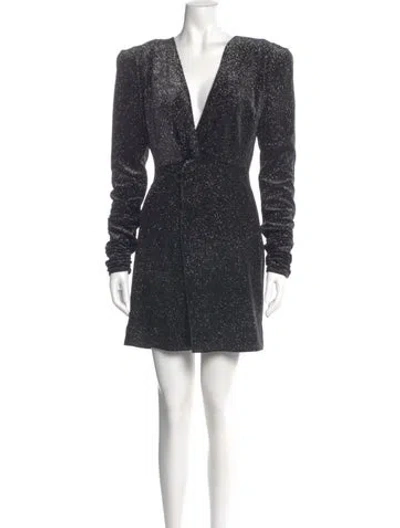 Pre-owned Marcell Von Berlin V-neck Mini Dress W/ Tags In Multi