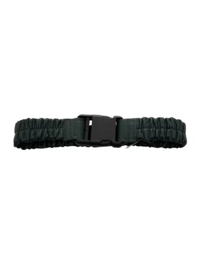 Pre-owned Marcell Von Berlin Waist Belt Leather Waist Belt In Green
