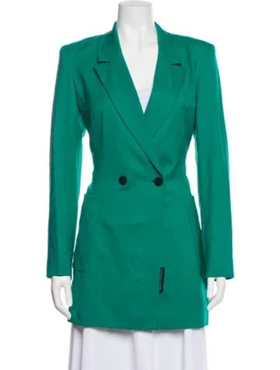 Pre-owned Marcell Von Berlin Wool Blazer In Green
