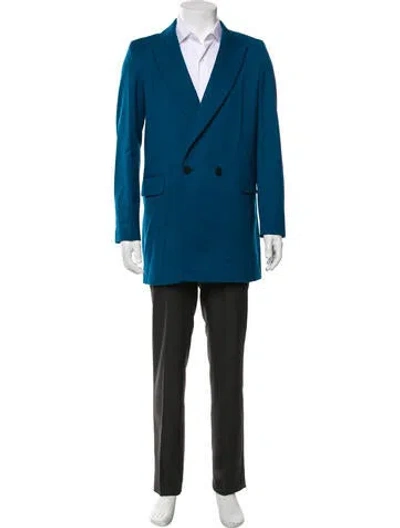 Pre-owned Marcell Von Berlin Wool Blazer W/ Tags In Blue