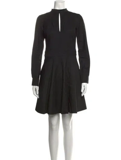 Pre-owned Marcell Von Berlin Wool Mini Dress In Black