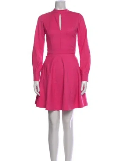Pre-owned Marcell Von Berlin Wool Mini Dress In Pink