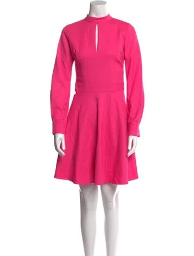 Pre-owned Marcell Von Berlin Wool Mini Dress In Pink