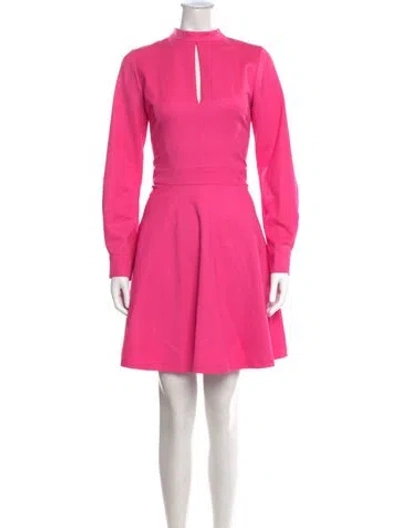 Pre-owned Marcell Von Berlin Wool Mini Dress In Pink