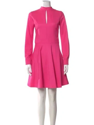 Pre-owned Marcell Von Berlin Wool Mini Dress In Pink