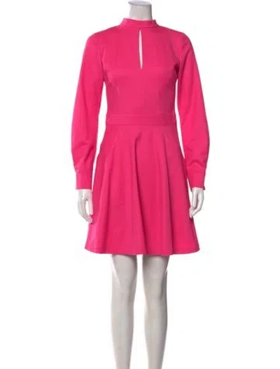Pre-owned Marcell Von Berlin Wool Mini Dress In Pink