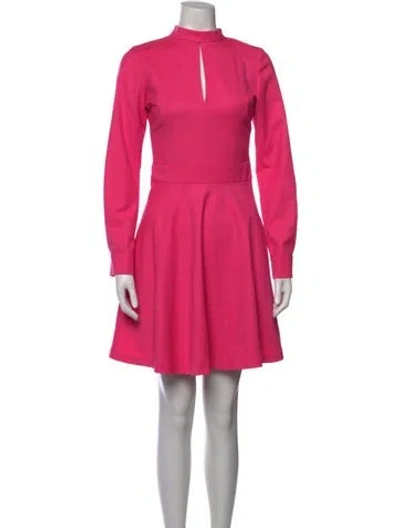 Pre-owned Marcell Von Berlin Wool Mini Dress In Pink