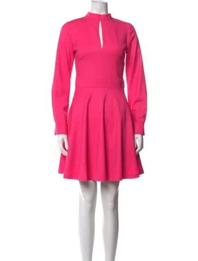 Pre-owned Marcell Von Berlin Wool Mini Dress W/ Tags In Pink