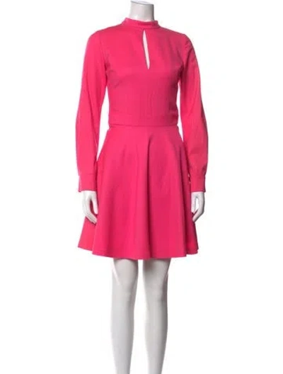 Pre-owned Marcell Von Berlin Wool Mini Dress W/ Tags In Pink