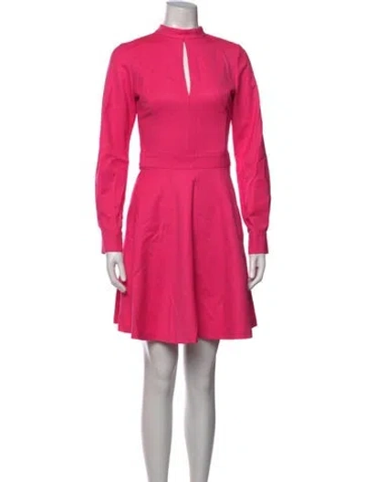 Pre-owned Marcell Von Berlin Wool Mini Dress W/ Tags In Pink