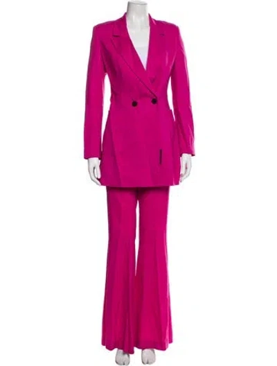 Pre-owned Marcell Von Berlin Wool Pantsuit In Pink