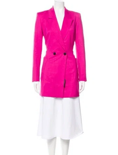 Pre-owned Marcell Von Berlin Wool Peacoat W/ Tags In Pink