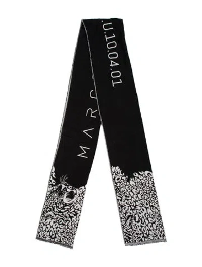 Pre-owned Marcell Von Berlin Wool Printed Scarf In Multi