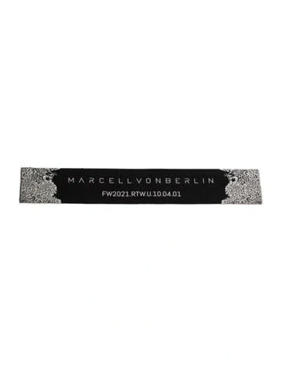 Pre-owned Marcell Von Berlin Wool Printed Scarf In Multi