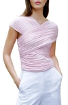 Marcella Alyssa Infinity Jersey Top In Mauve