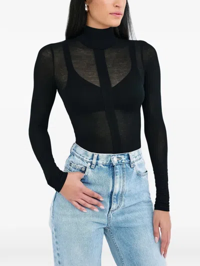 Marcella Amsterdam 长袖上衣 In Black