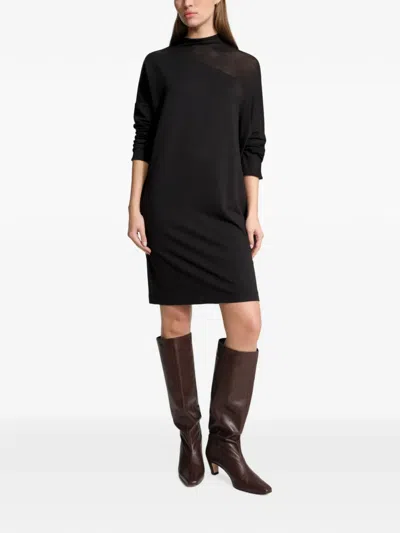Marcella Ariel Mini Dress In Black