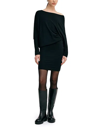 Marcella Beekman Sweatshirt Dress In Black