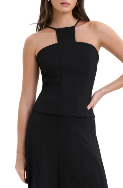 Marcella Bianca Top In Black