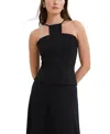 Marcella Bianca Top In Black